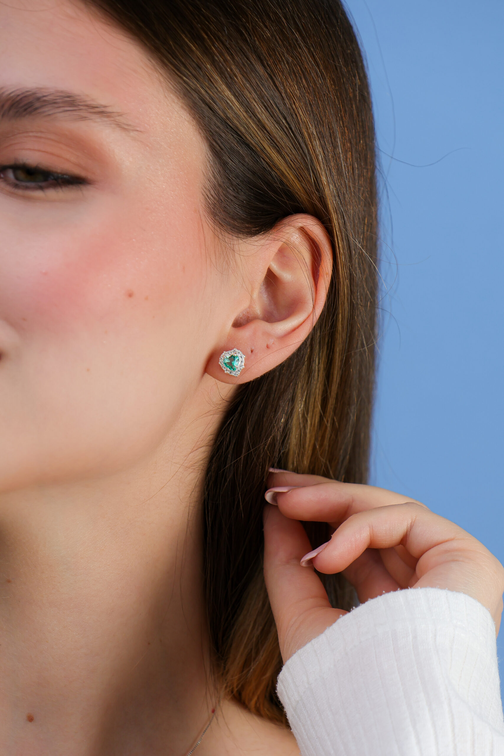 Brinco Coração do Oceano Brisa - Image 2